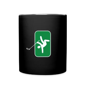 floorball floorball-exit unihockey - Tasse einfarbig - Schwarz - Vorne