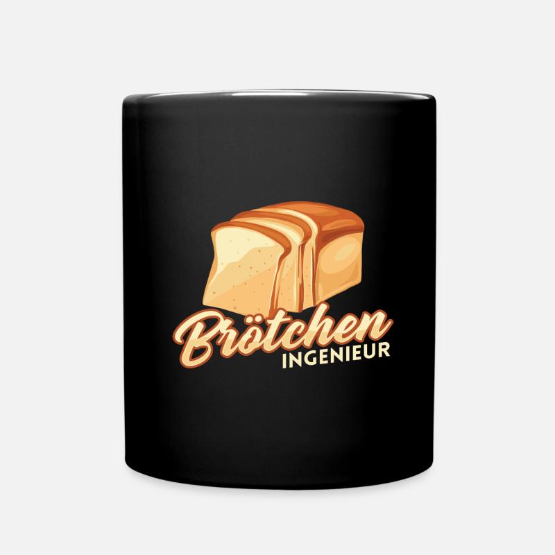 Bäcker Backen Konditor - Tasse einfarbig - Schwarz