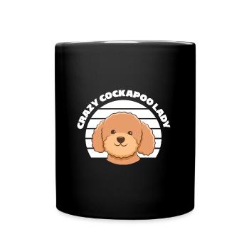 Cockapoo Dog Breed | Dog Pet Cute Gifts - Full Colour Mug - black - Front