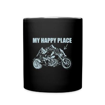 Trike - Tasse einfarbig - Schwarz - Vorne