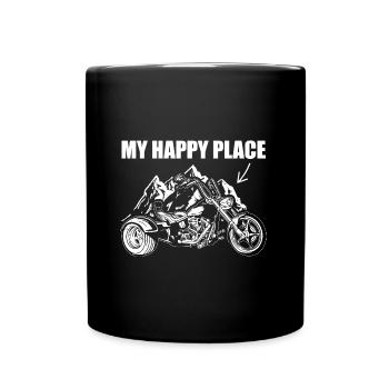 Idées cadeaux Trike | Trikes Trike Rider Moto - Mug uni - noir - Devant