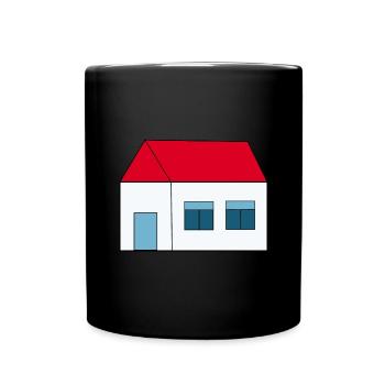 Home Houses Propriété - Mug uni - noir - Devant
