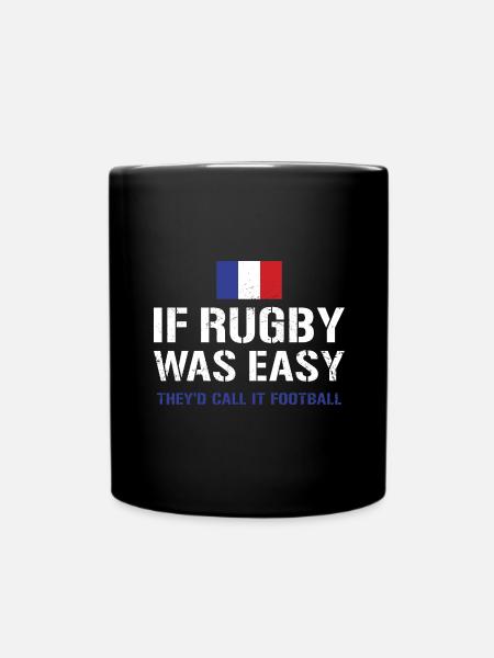 Si le rugby était facile France Rugby - Mug uni - noir