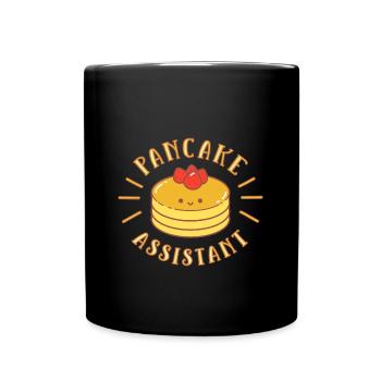 Crêpe - Mug uni - noir - Devant
