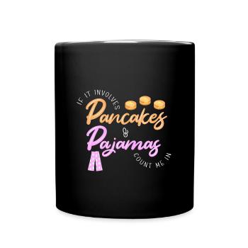 Crêpe - Mug uni - noir - Devant