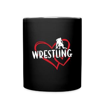 Sport Heart Wrestling - Mug uni - noir - Devant