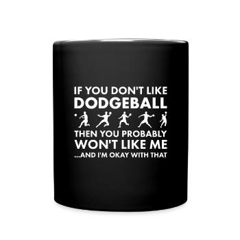 Sport si vous n’aimez pas le ballon chasseur - Mug uni - noir - Devant