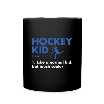 Sport Kid Definition Hockey - Tasse einfarbig - Schwarz - Vorne