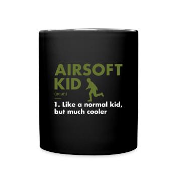 Sport Kid Definition Airsoft - Full Colour Mug - black - Front