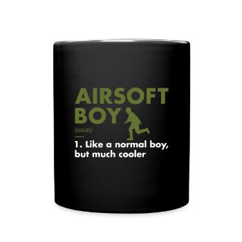 Sport Boy Definition Airsoft - Full Colour Mug - black - Front