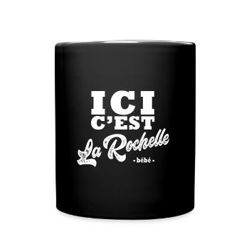 La rochelle Humour Rochelais - Mug uni - noir - Devant