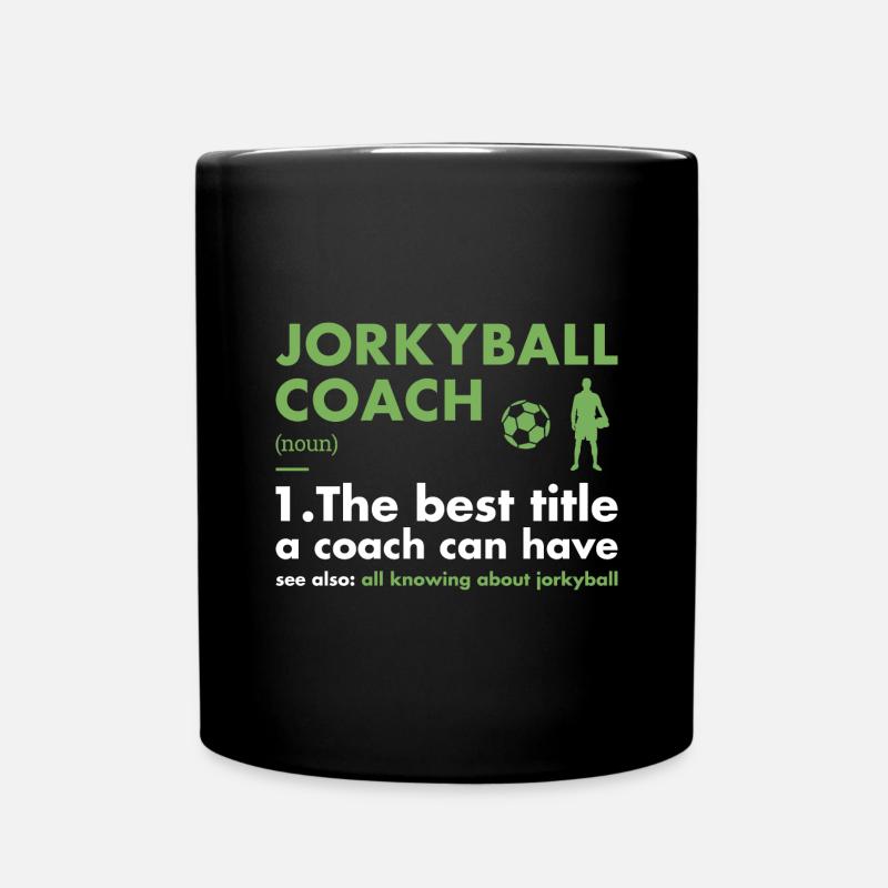 Coach sportif Définition Jorkyball - Mug uni - noir