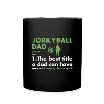 Sport Dad Definition Jorkyball - Full Colour Mug - black - Front