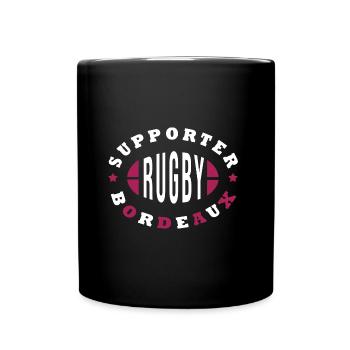 Rugby Bordeaux supporter girondins - Mug uni - noir - Devant