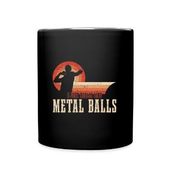 Kugelstoßen Leichtathletik | Sport Athlet Geschenk - Tasse einfarbig - Schwarz - Vorne