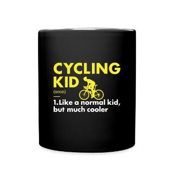 Sport Kid Cycling - Tasse einfarbig - Schwarz - Vorne