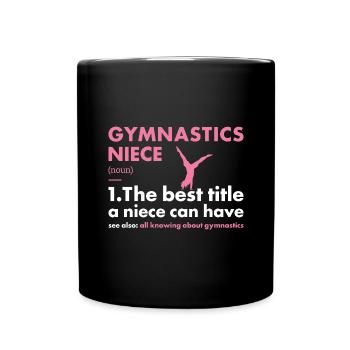 Sport Niece Gymnastics - Tasse einfarbig - Schwarz - Vorne