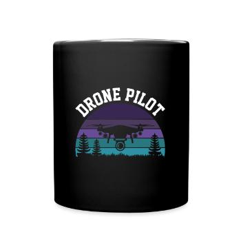 Drone Pilot - Full Colour Mug - black - Front