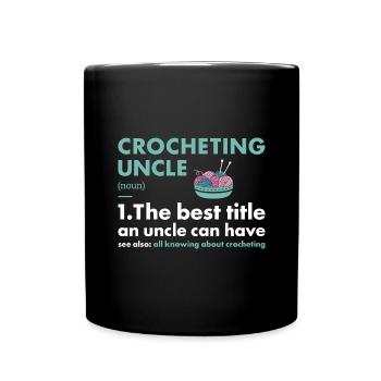 Crochet Oncle Définition Crochet - Mug uni - noir - Devant