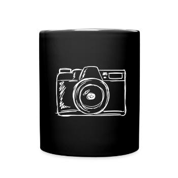Fotograf Fotografie Kamera - Tasse einfarbig - Schwarz - Vorne