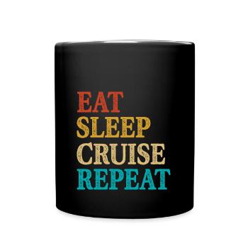 Family Cruise - Full Colour Mug - black - Front