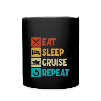 Family Cruise - Full Colour Mug - black - Front