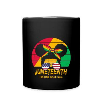 Juneteenth - Mug uni - noir - Devant