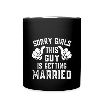 The Groom - Der Bräutigam - Tasse einfarbig - Schwarz - Vorne