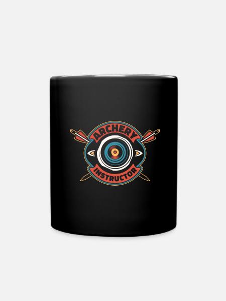 Tir à l’arc Flèche Tir à l’arc Tir à l’arc - Mug uni - noir