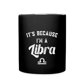 Zodiac sign Libra - Full Colour Mug - black - Front