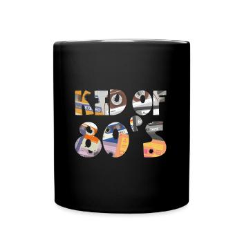 Enfant des années 80 - Idée cadeau Anniversaire - Mug uni - noir - Devant