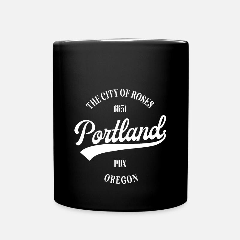 Portland - Mug uni - noir