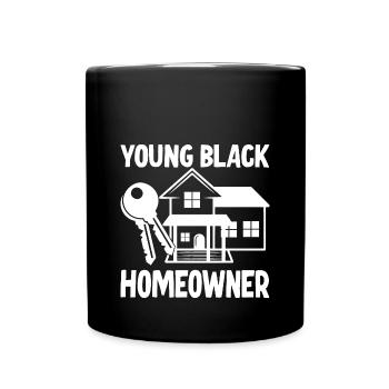 Young Black Homeowner - Full Colour Mug - black - Front