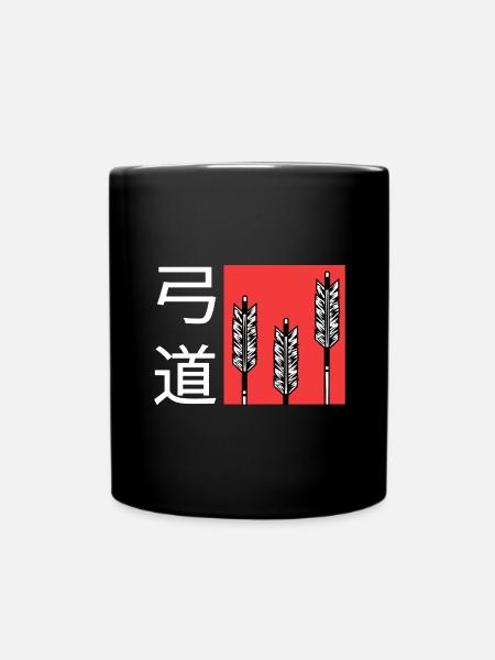 kyudo kyudomeister japonais arc & flèche kanji - Mug uni - noir
