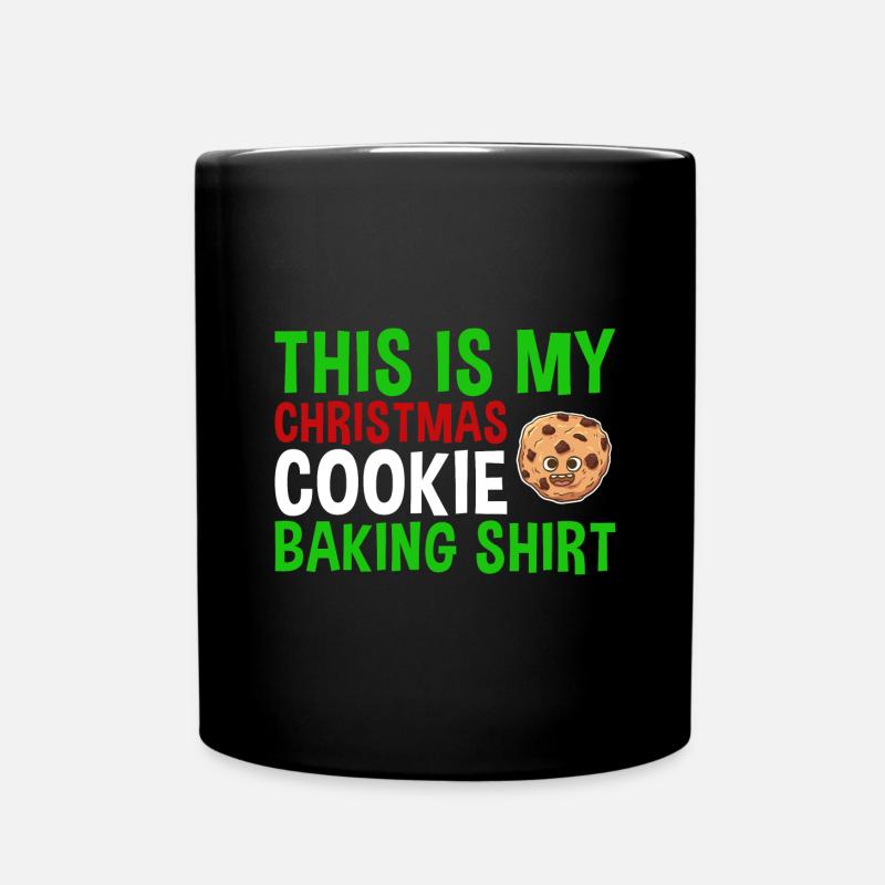 Cuisson des biscuits de Noël Cuisson des biscuits - Mug uni - noir