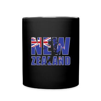 New Zealand Rugby - Tasse einfarbig - Schwarz - Vorne