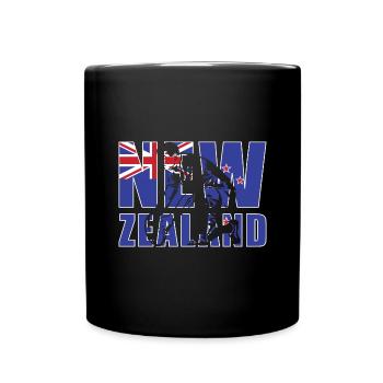 New Zealand Rugby - Tasse einfarbig - Schwarz - Vorne