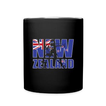 New Zealand Rugby - Tasse einfarbig - Schwarz - Vorne