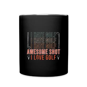 Golf Golfeurs Golfeurs - Mug uni - noir - Devant
