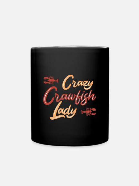 Langusten Languste - Tasse einfarbig - Schwarz