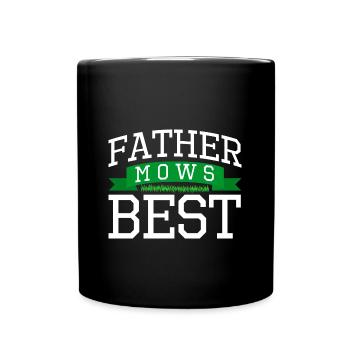 Tonte de pelouse Tondeuse à gazon Jardinier - Mug uni - noir - Devant