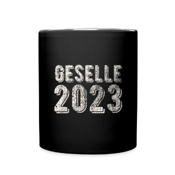 Geselle 2023 Gesellenprüfung - Tasse einfarbig - Schwarz - Vorne