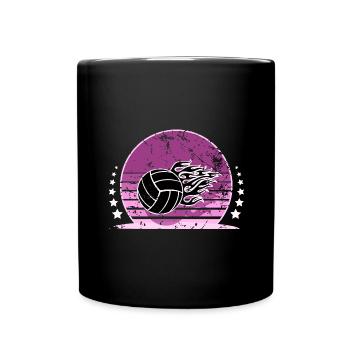 Volleyball - Full Colour Mug - black - Front