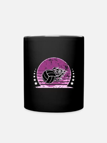 Volley-ball - Mug uni - noir