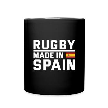 Rugby Made From Spain Rugby - Full Colour Mug - black - Front