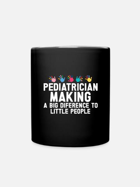 Kinderkrankenschwester - Tasse einfarbig - Schwarz