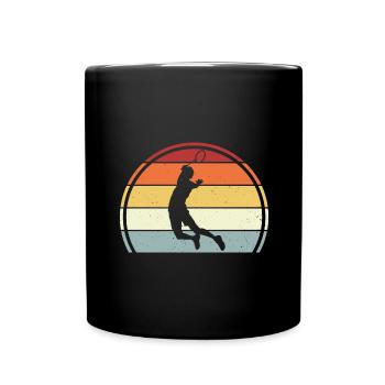 Badminton - Tasse einfarbig - Schwarz - Vorne