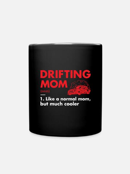 Sport Mom Definition Drifting - Full Colour Mug - black