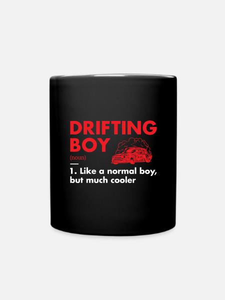 Sport Boy Definition Drifting - Full Colour Mug - black