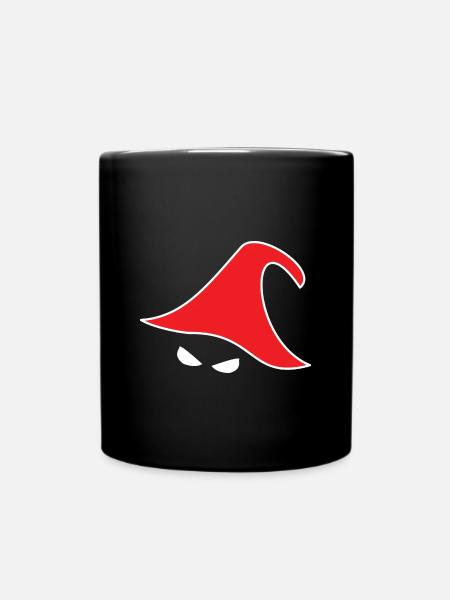 Wizard Design, ein must habe für den Magier Fan - Tasse einfarbig - Schwarz